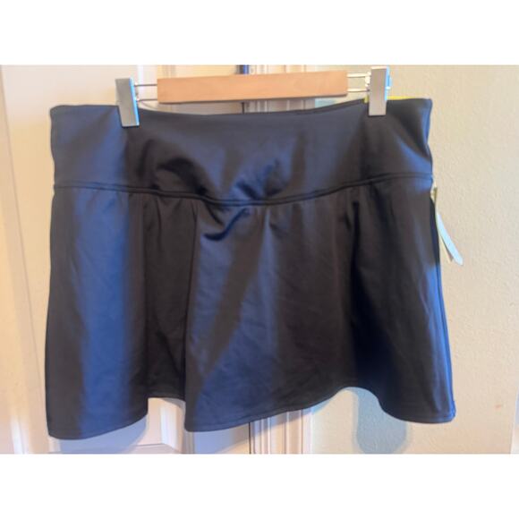 All In Motion Black Knit Circle Skort Women’s Size XXL - Picture 2 of 7